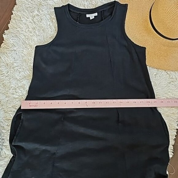 J. Jill Women's Mini Dress Size XS Petite Black Knit Relaxed Fit Stretchy A Line - Picture 9 of 14